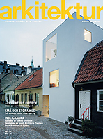 Omslagsbild Arkitektur nr 8 2009
