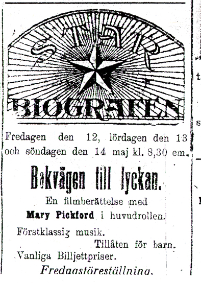 tidningsannons fr Bakvgen till lyckan