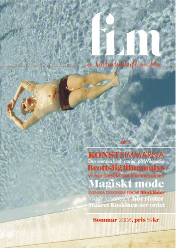 nästa nummer av FLM med man som simmar konstsim på omslaget