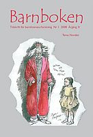 Omslag till Barnboken nr 1, 2008. Skiss av Inger Edelfeldt